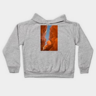 Slot Canyon by Nature, Page Arizona Kids Hoodie